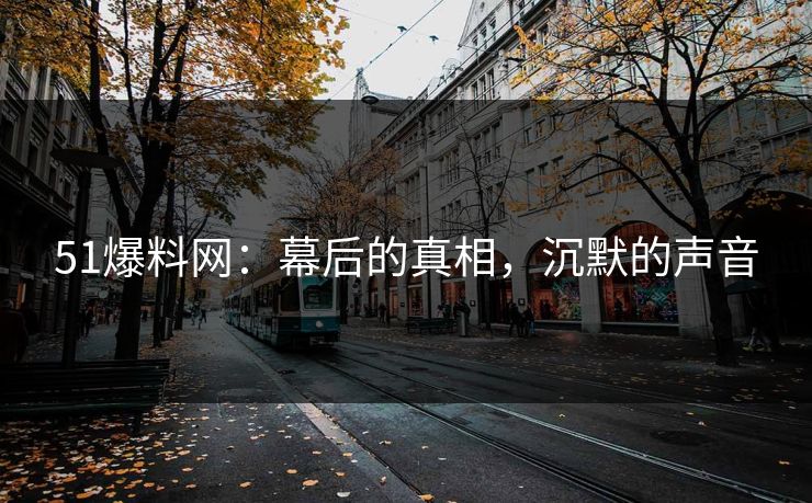 51爆料网：幕后的真相，沉默的声音